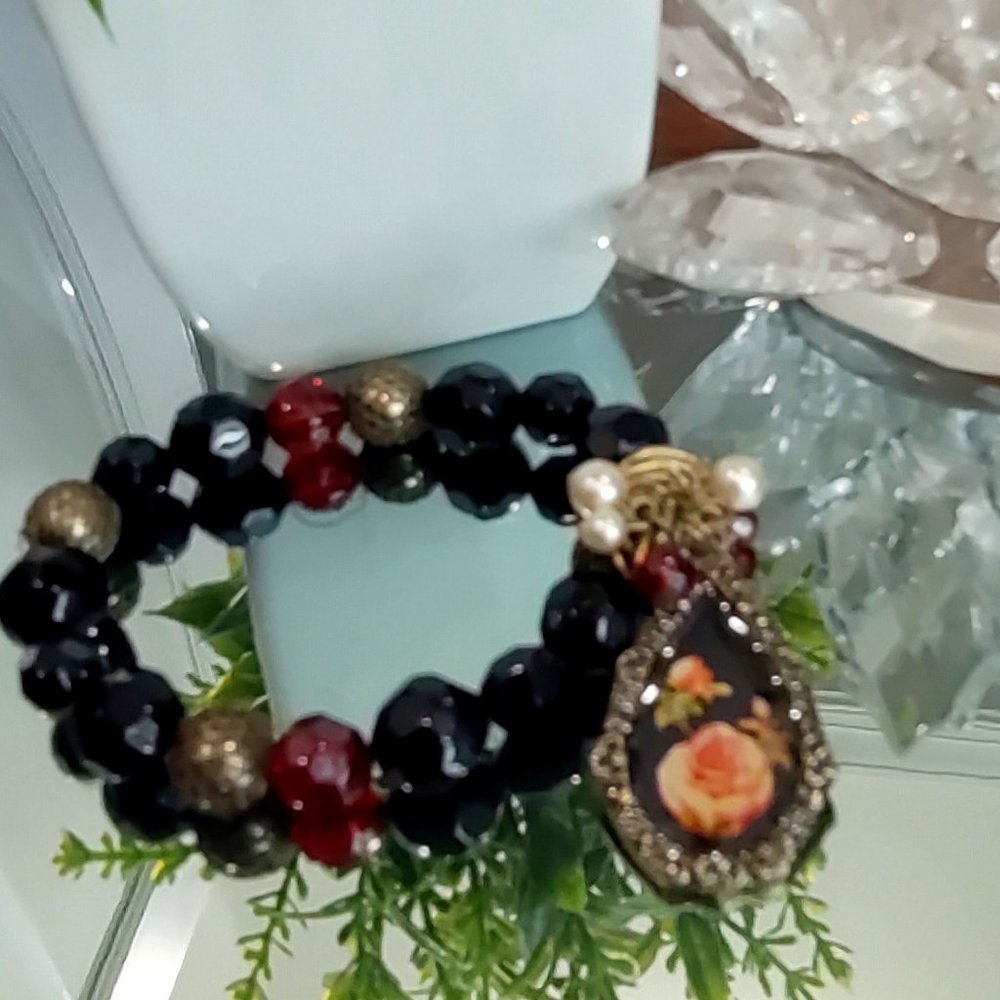 Vintage Betsey Johnson Bracelet - "Think of Me" Line